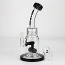 NG | 9 inch Double Wheel Perc Rig [N8002] Glass Rig High-End Brands Glass
