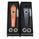 Acid Secs | Golden Stone Crystal Pipe with Choke Quartz · Stone Pipe Acid Secs Productions Inc.