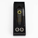 Acid Secs | Yellow Fluorite Crystal Pipe with Choke Quartz · Stone Pipe Acid Secs Productions Inc.