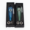 Acid Secs | Transparent Crystal Pipe with Choke Quartz · Stone Pipe Acid Secs Productions Inc.