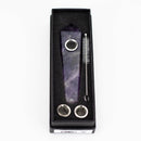 Acid Secs | Pure Amethyst Crystal Pipe with Choke Quartz · Stone Pipe Acid Secs Productions Inc.