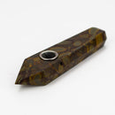 Acid Secs | Apophyllite Stone Crystal Pipe with Choke Quartz · Stone Pipe Acid Secs Productions Inc.