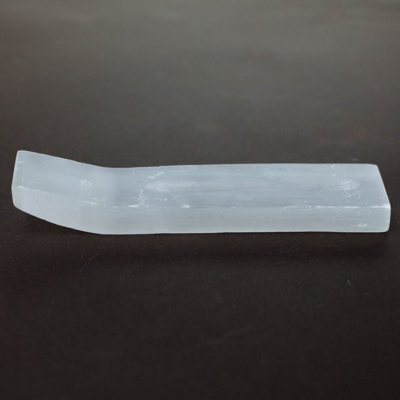 O Acid Secs | Selenite Crystal Incense Holder