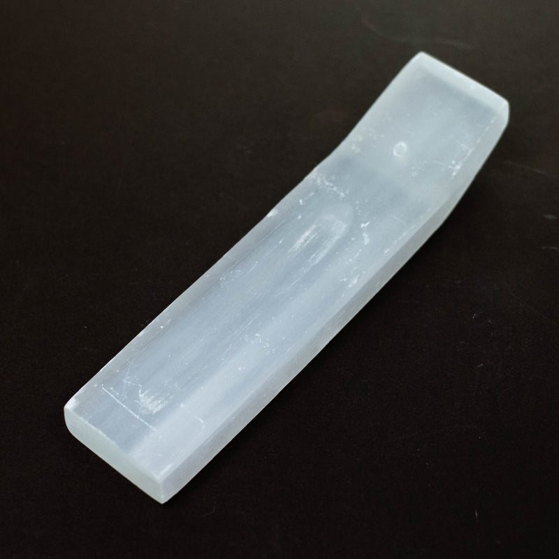 O Acid Secs | Selenite Crystal Incense Holder