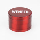 WENEED | Classic Metal Grinder 4pts Display Pack WENEED® Red
