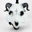 JJ MASK BONG Acrylic Bong JJ Distribution GOAT SKULL