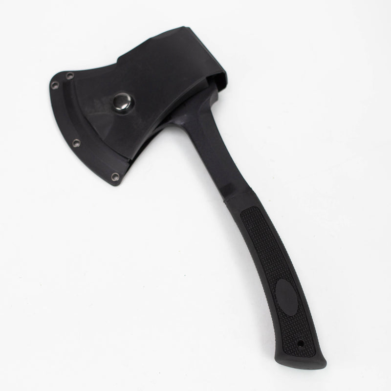 O Defender-Xtream | 11" Black Tactical Axe With Sheath (5584)