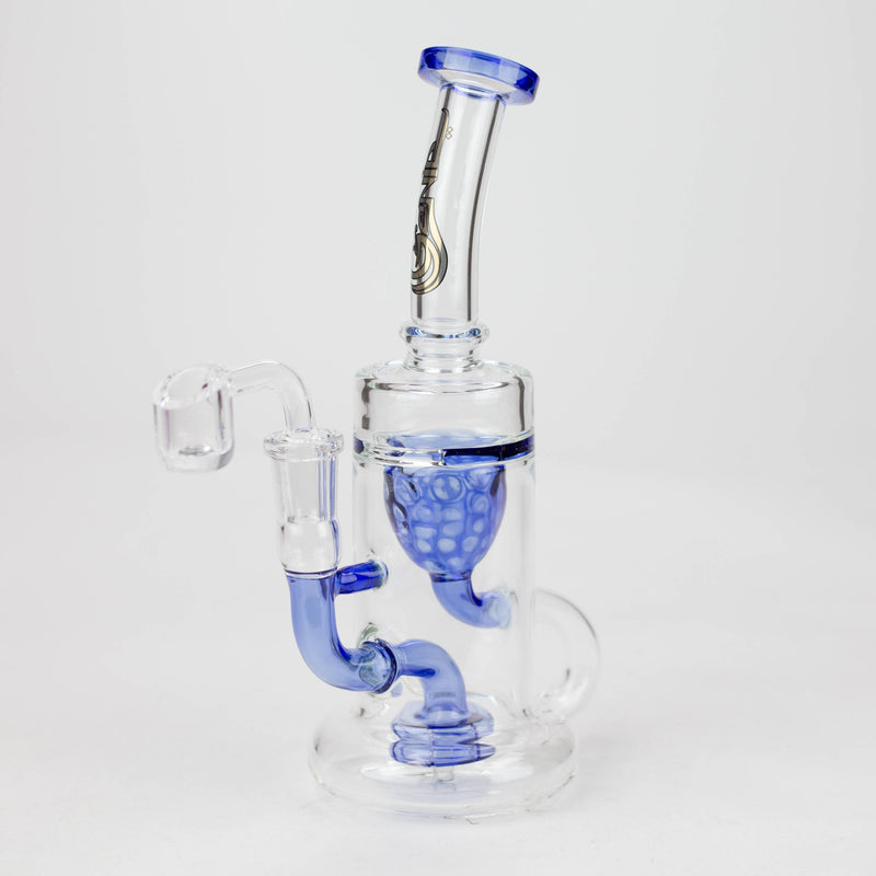 O Genie | 9" recycled bubbler with a banger [RY1448]