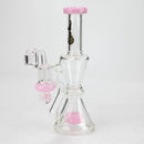 8" Genie recycled rig with a banger [RY1439] Glass Rig ONE Pink