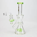 8" Genie recycled rig with a banger [RY1439] Glass Rig ONE