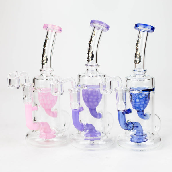 O Genie | 9" recycled bubbler with a banger [RY1448]