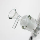 13.5 " JJ WOLF GLOW IN THE DARK BONG Glass Bong JJ Distribution