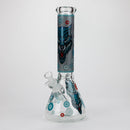 13.5 " JJ WOLF GLOW IN THE DARK BONG Glass Bong JJ Distribution GREEN