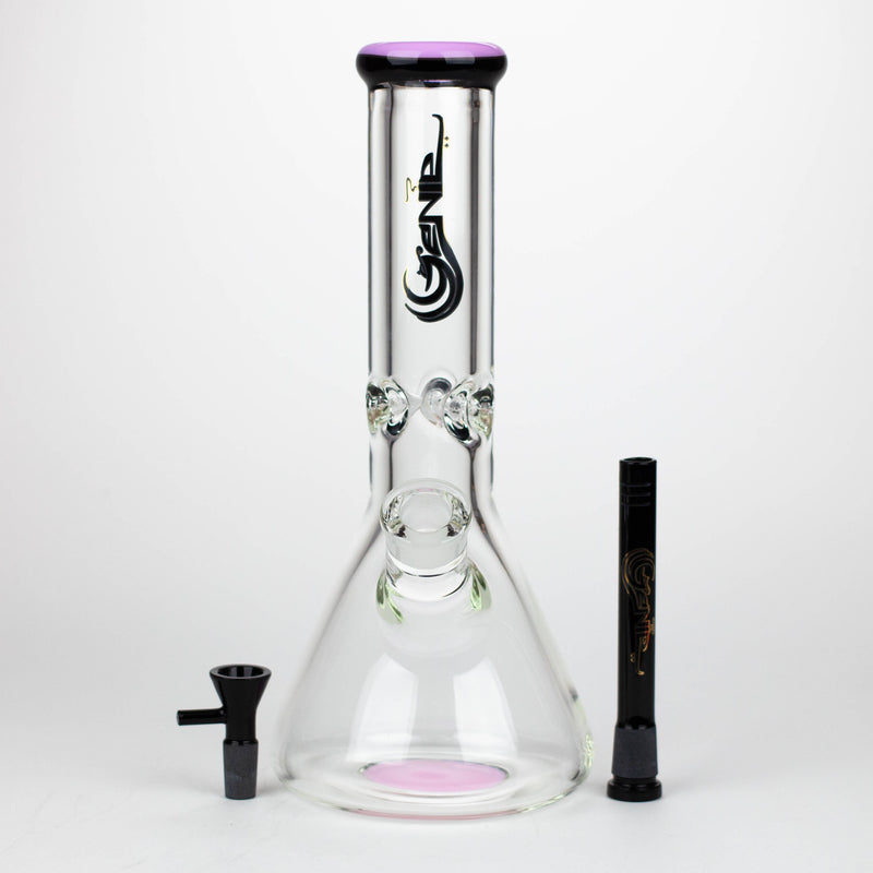 O Genie | 12" Classic beaker 9 mm glass water bong [BK001]