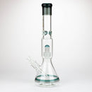 GENIE | 17" shower head percolator 7 mm glass water bong [GB20011] Glass Bong ONE