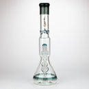 GENIE | 17" shower head percolator 7 mm glass water bong [GB20011] Glass Bong ONE