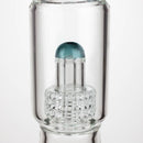 GENIE | 17" shower head percolator 7 mm glass water bong [GB20011] Glass Bong ONE