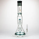 GENIE | 17" shower head percolator 7 mm glass water bong [GB20011] Glass Bong ONE