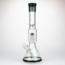 GENIE | 17" shower head percolator 7 mm glass water bong [GB20011] Glass Bong ONE D