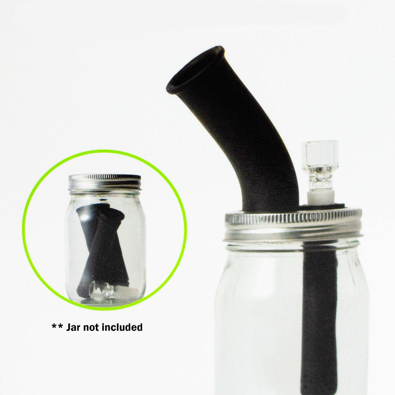 O HERBWARE | Mason Jar Travel water pipe