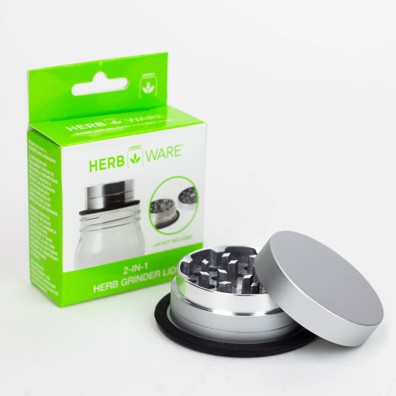 O HERBWARE | Mason Jar 2-IN-1 Herb Grinder