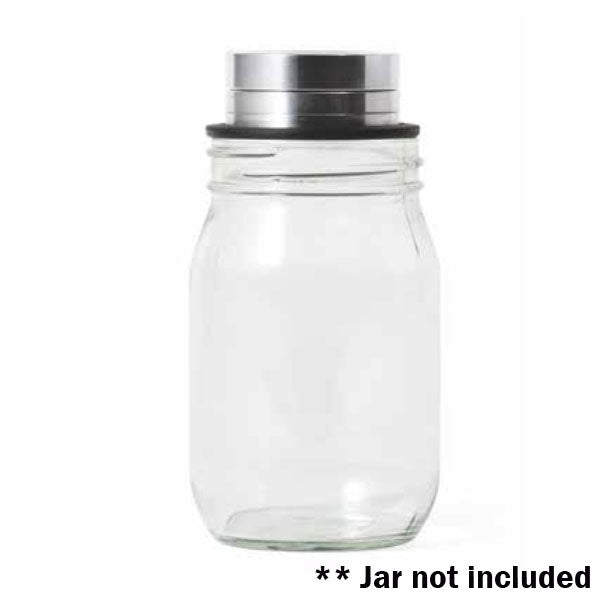 O HERBWARE | Mason Jar 2-IN-1 Herb Grinder