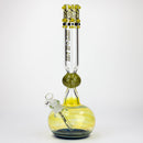 NG | 17 inch Dotted and Fumed Round Base Beaker [S396] Glass Bong High-End Brands Glass YELLOW