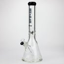 NG | 16 inch 9mm Flat Mouth Beaker [S202] Glass Bong High-End Brands Glass BLACK