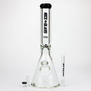 NG | 16 inch 9mm Flat Mouth Beaker [S202] Glass Bong High-End Brands Glass