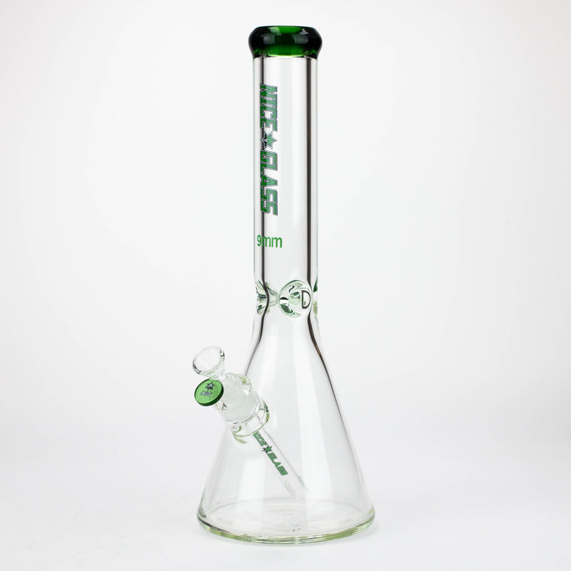 O NG | 16 inch 9mm Flat Mouth Beaker [S202]