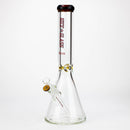 NG | 16 inch 9mm Flat Mouth Beaker [S202] Glass Bong High-End Brands Glass AMBER