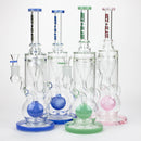 NG | 15 inch Textured Ball Incycler [S393] Glass Bong High-End Brands Glass
