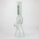 NG | 16 inch Large Stereo Matrix Perc Beaker [YN1123] Glass Bong High-End Brands Glass WHITE