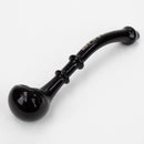 NG-10 inch Elongated Spoon Pipe [N8055] Glass Pipe High-End Brands Glass BLACK