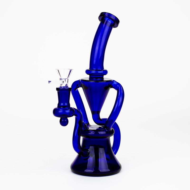 O 10" Recycle solid color bong [BH108x]
