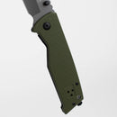 ALPHASTEEL | Hunting Knife - GREEN FOLD Folding Knife JJ Distribution
