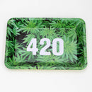 SMALL METAL ROLLING TRAY RT Tray Purple Haze Smoke Inc 420 DESIGN