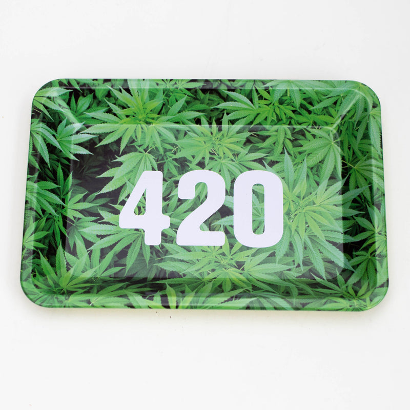 O SMALL METAL ROLLING TRAY RT