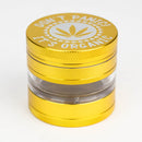 Heavy Duty Large "Don't Panic It's Organic" 4 Parts Weed Grinder Engraved in Canada Design