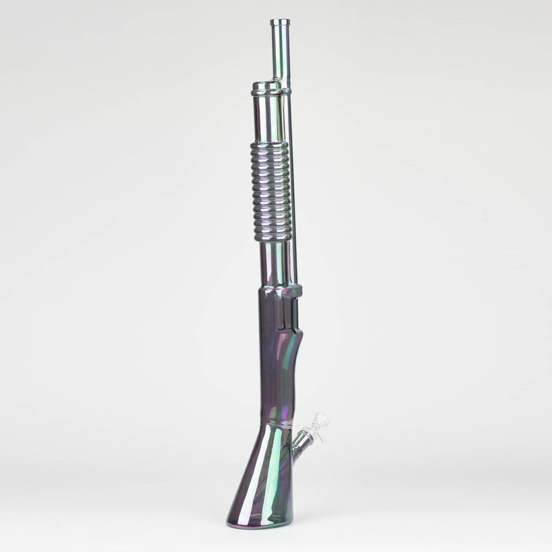 O 26.5"  Eletroplate Shotgun Glass Bong [WP-155]