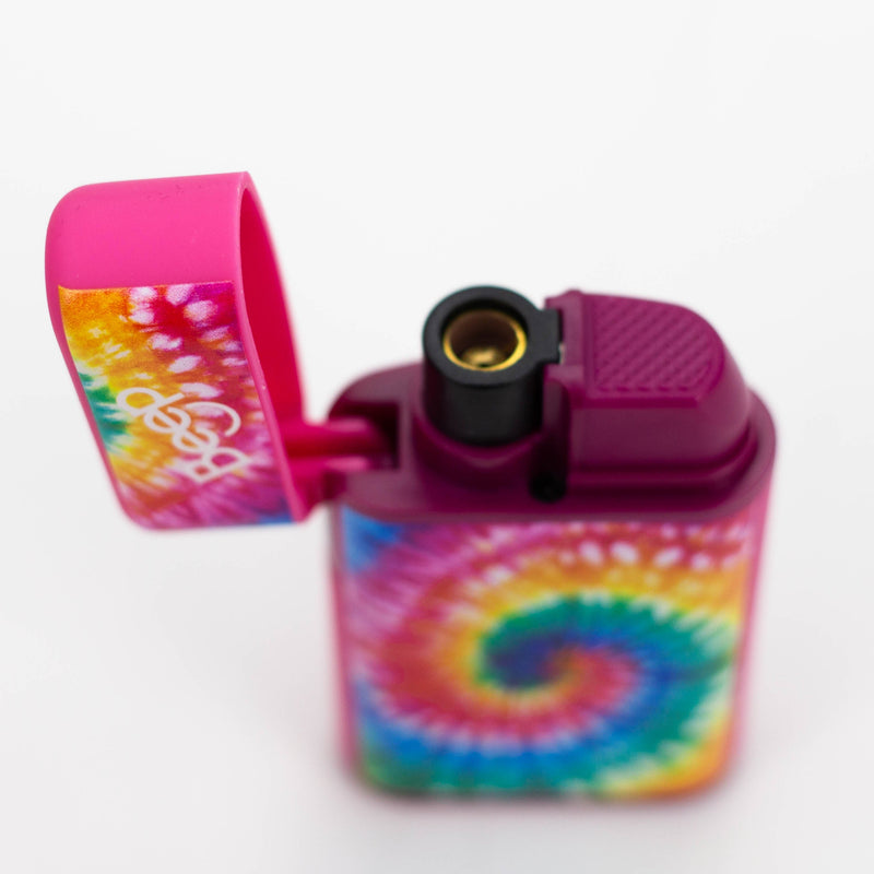 O Beep | Refillable jet blue flame lighter Display of 34 [XLC218]
