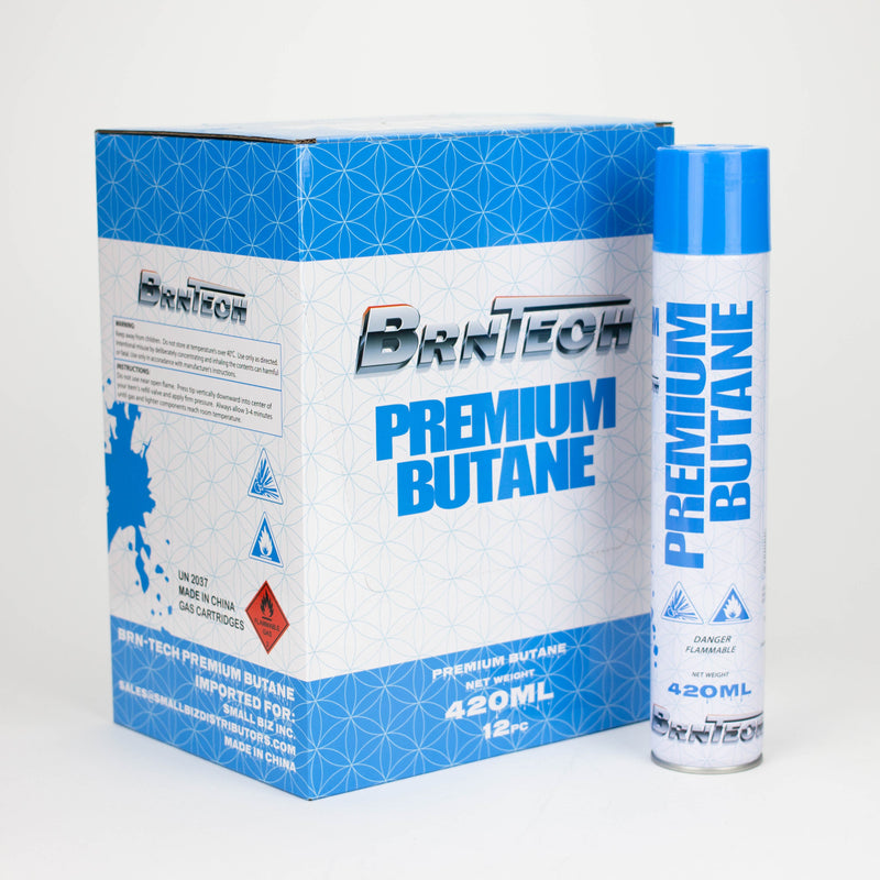 O Brn-Tech | premium Butane Zero impurities 420ml Box of 12
