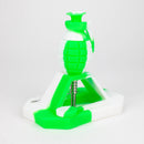 Grenade Silicone Nectar Collector Kit [AKNC] Nectar Collector Canadian Distributor Green/White