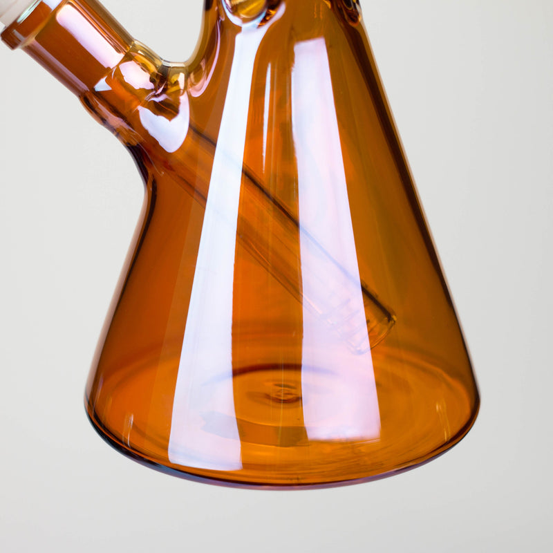 O PHS |  10" Solid Color Eletroplate Glass Beaker Bong [PHSCR-10]