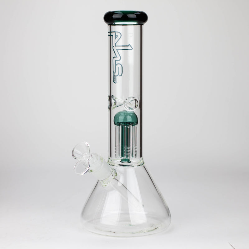 O PHS | 12" Glass beaker Bong with tree arm percolator [PHS-PC-12]