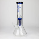 PHS | 12" Glass beaker Bong with tree arm percolator [PHS-PC-12] Glass Bong Purple Haze Smoke Inc Blue