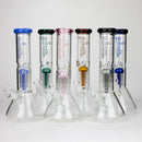 PHS | 12" Glass beaker Bong with tree arm percolator [PHS-PC-12] Glass Bong Purple Haze Smoke Inc