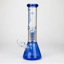 PHS | 12" Glass beaker color Bong with tree arm percolator [PHSPR-12] Glass Bong Purple Haze Smoke Inc Blue-D