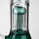 PHS | 12" Glass beaker color Bong with tree arm percolator [PHSPR-12] Glass Bong Purple Haze Smoke Inc
