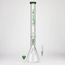 GENIE | 24" 9mm single percolator glass water bong [ GB1905 ] Glass Bong ONE